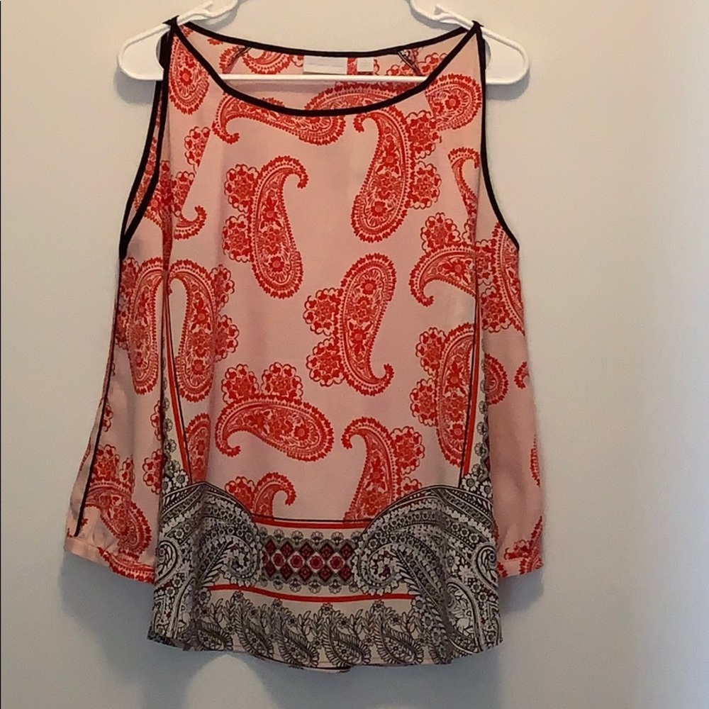 New York and Company Cold Shoulder Top Small NWT - Picture 1 of 8